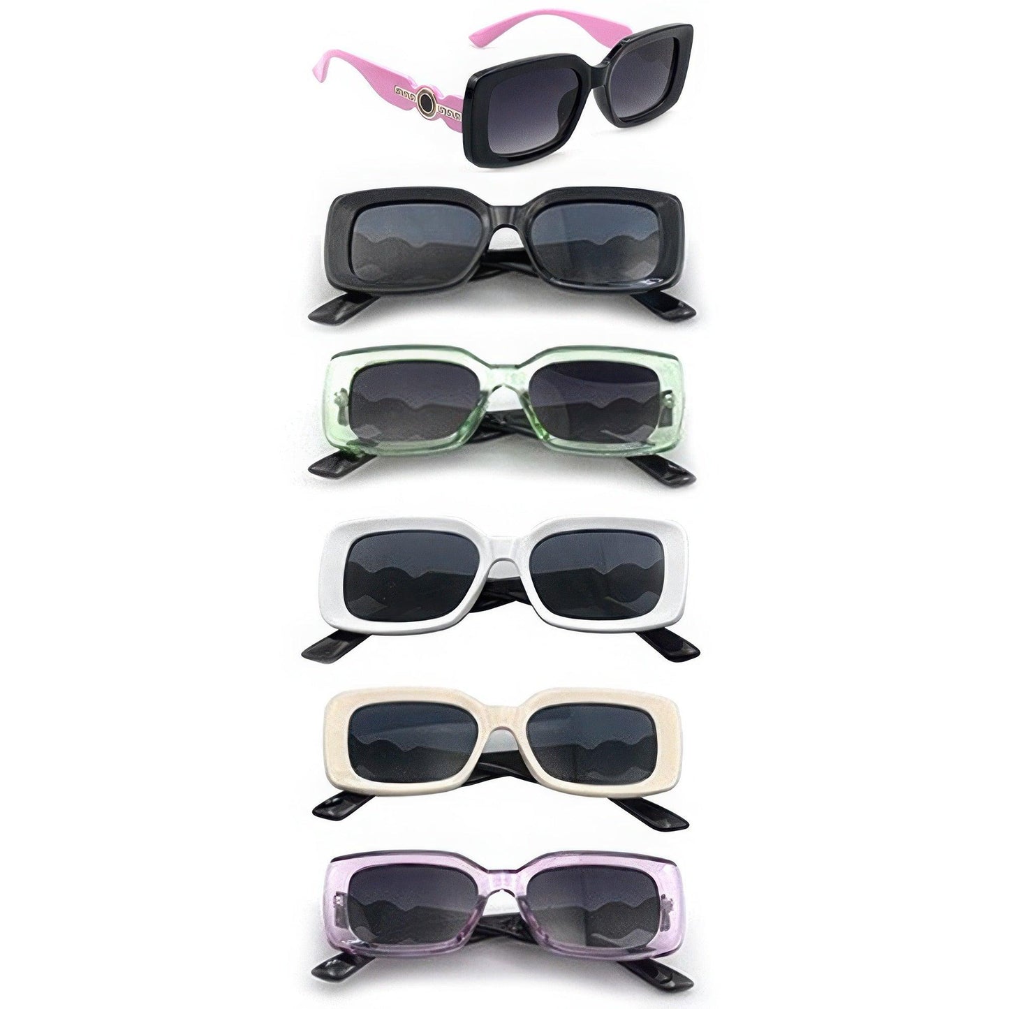Trending Chunky Square Fashion Sunglasses - Rebel Spirit Designs Trending Chunky Square Fashion Sunglasses