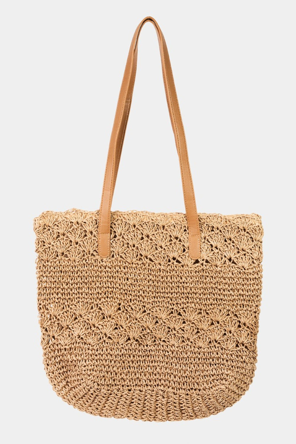 Boho Large Straw Braided Tote Bag