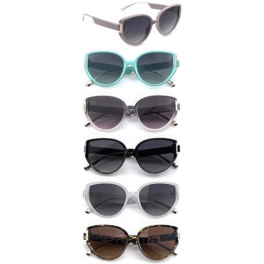 UV Protection Round cat eye sunglasses