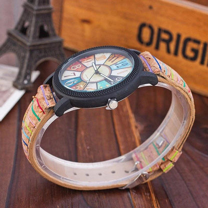 Unique Large Number Quartz Casual Vintage Leather Band Wrist Watch - Rebel Spirit Designs Unique Large Number Quartz Casual Vintage Leather Band Wrist Watch