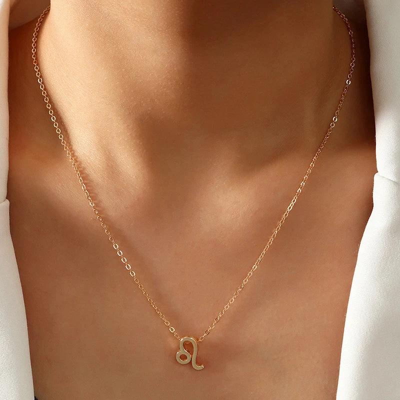 1 Piece - 12 Zodiac Sign Constellation Chain Pendant Necklace - Rebel Spirit Designs 1 Piece - 12 Zodiac Sign Constellation Chain Pendant Necklace